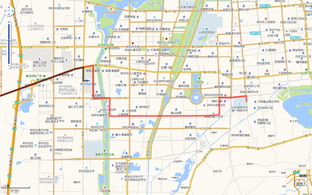 12月1日起 滨州31路,101路,109路,111路公交线路调整