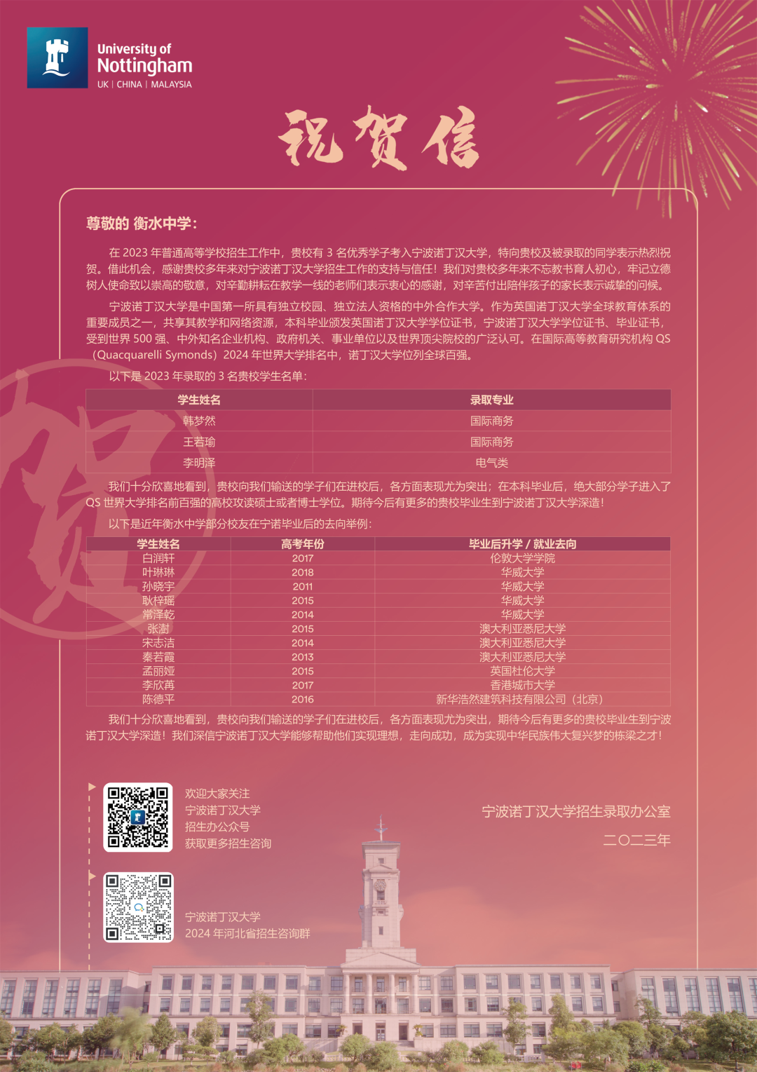 ayx爱游戏官网|助力学子放飞大学梦想！这份连续十三年的高校约定如约而至！(图62)