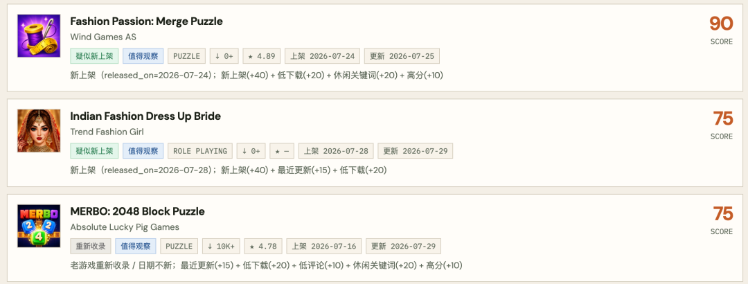 Google Play新游戏监控方法思路与自研技巧