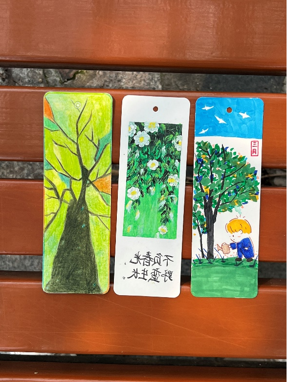东语动态丨春暖花开植得期待东方语言学院植树节书签制作活动圆满落幕