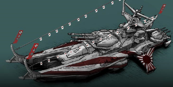 【游戏内外】日本舰娘赛高,红警3单位原型(帝国机舰篇 元宇宙