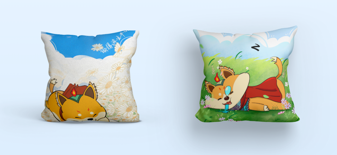 舞火狗IP文创枕头