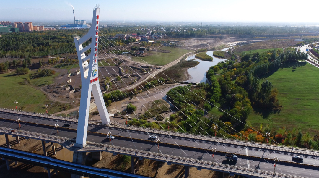(霍尔果斯经济开发区伊宁园区【航拍】)