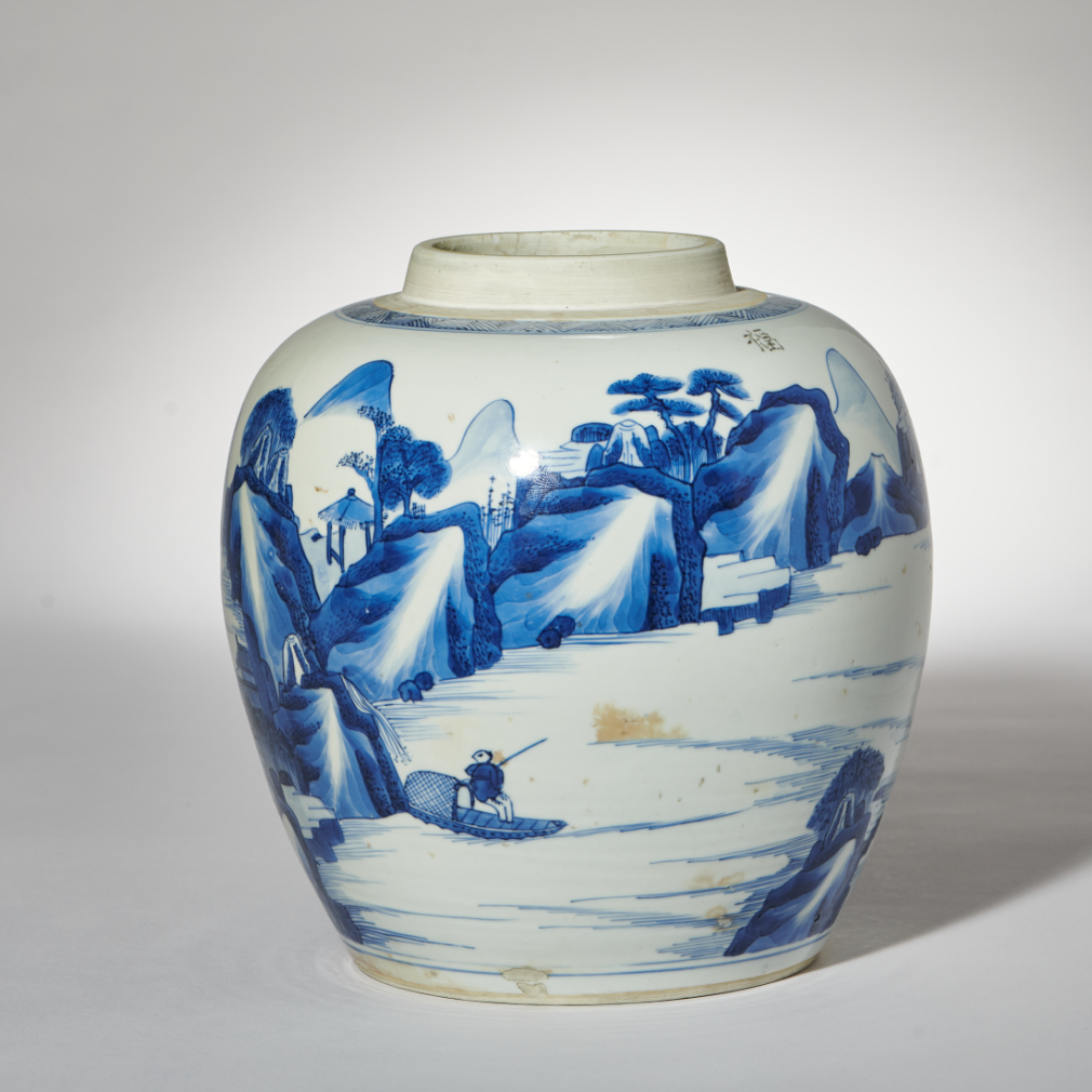 卧游溪山——瓷器中的山水画意