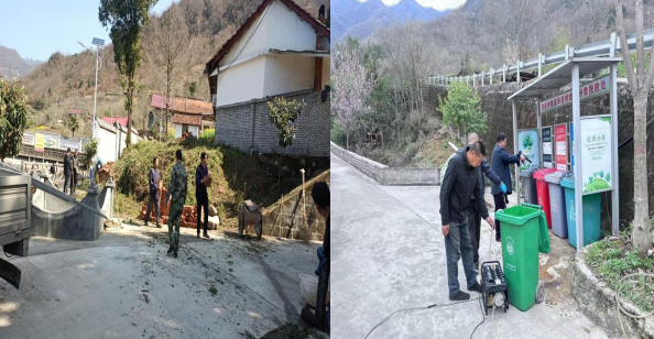 汉中略阳县观音寺镇人居环境整治再行动绘就美丽乡村新图景