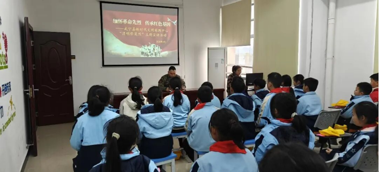 九江市各地广泛开展“我们的节日·清明”文明实践活动