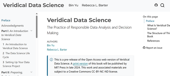 真实的可验证数据科学 —— 作者：Bin Yu 与 Rebecca L. Barter