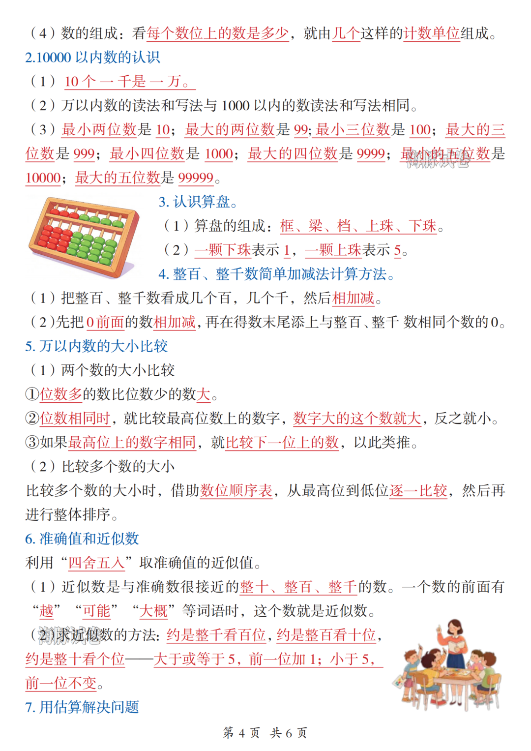 26年新版二年级下册数学《全册重点知识归纳汇总》，电子版可打印
