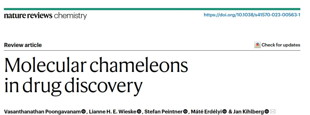 Nat. Rev. Chem. | 药物发现中的分子变色龙-Hypeptide