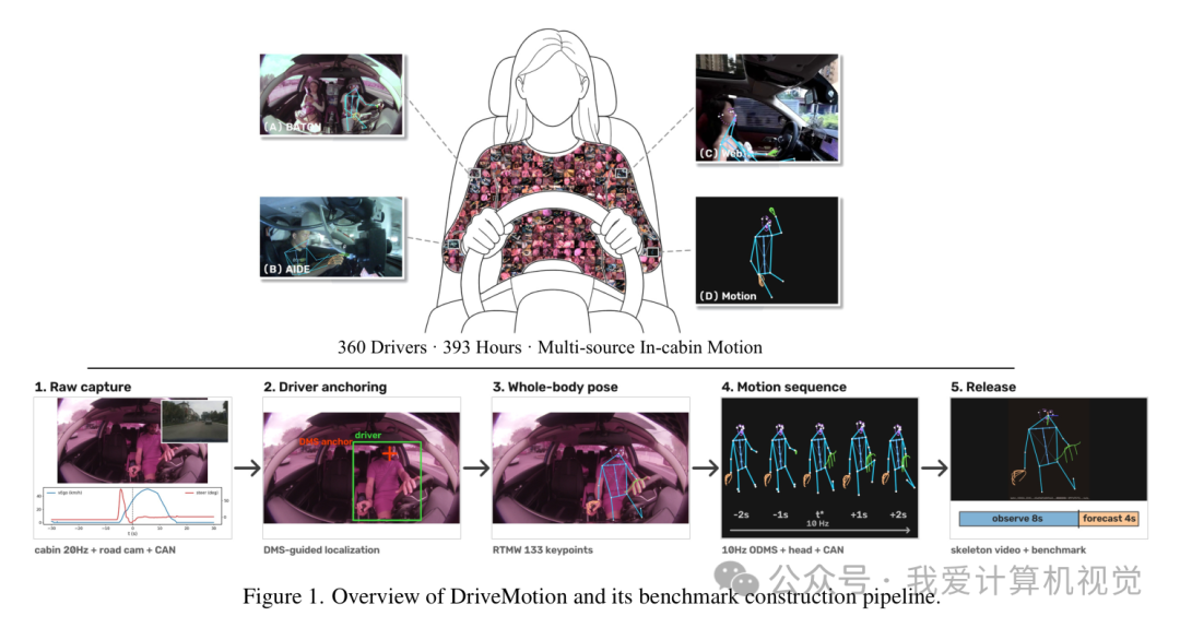 Figure 1. DriveMotion 整体框架与构建流程概览