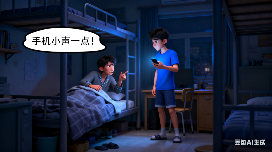 男子因手机外放音量太大被舍友砍伤