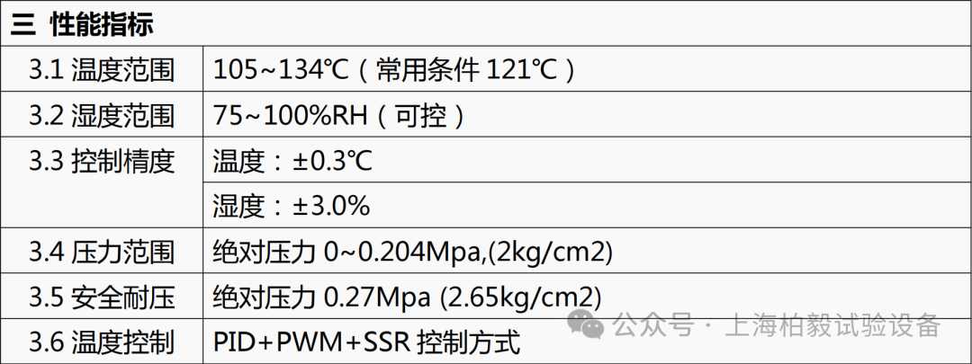 HAST試驗(yàn)箱技術(shù)參數(shù)