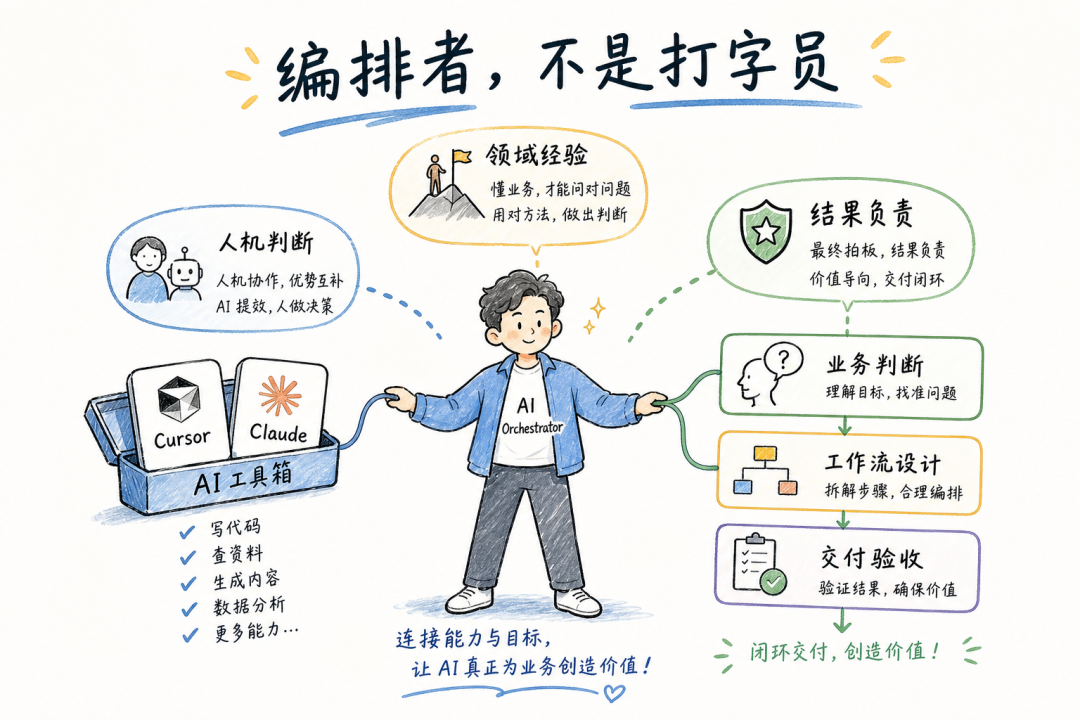 编排者不是打字员