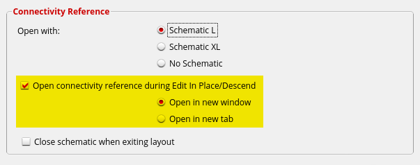 （ IC6.1.8 Options > Layout XL > General 选项卡设置界面 ）