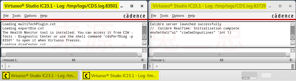 （ 默认格式：包含 Virtuoso 版本号和日志文件路径 ）