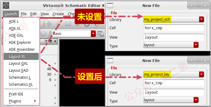 （ New File 表单自动匹配库名 ）