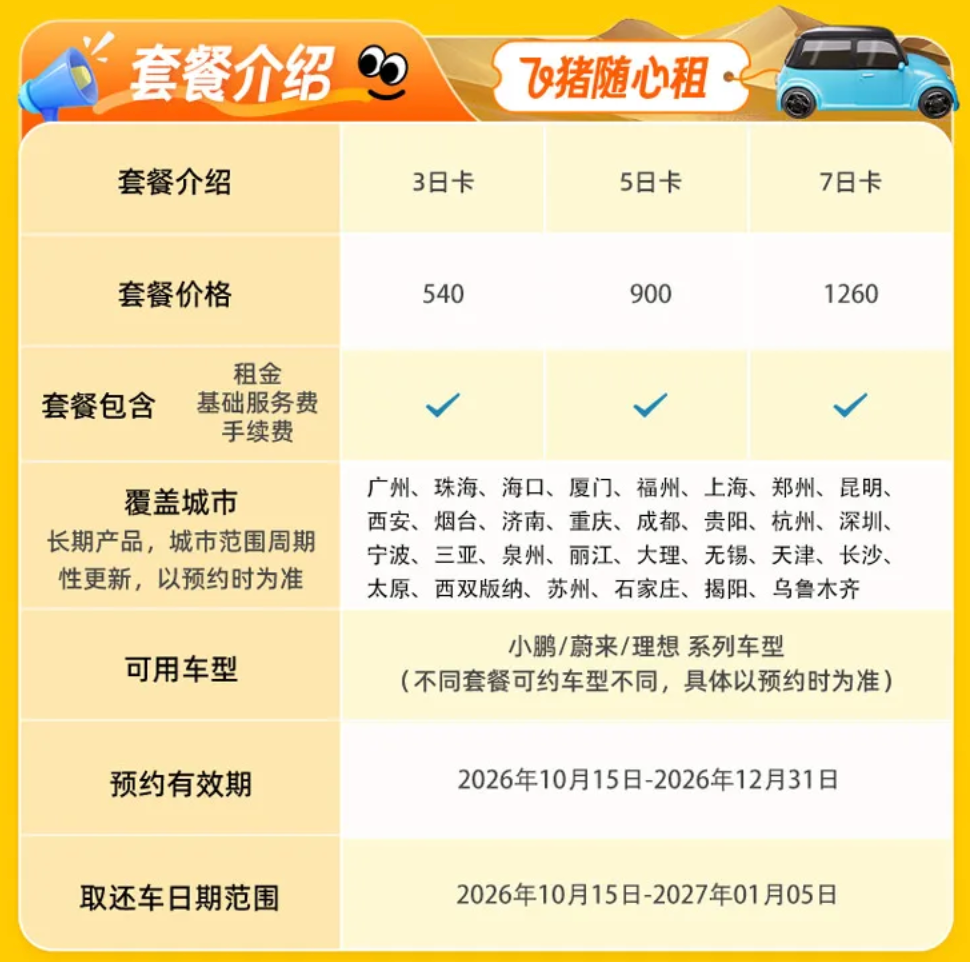 2026飞猪双十一机票次卡清单 国内国际机票卡特价开抢