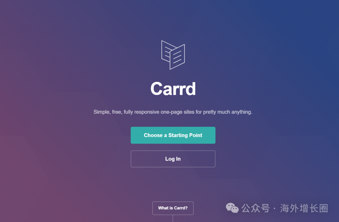 一人年入200万美元的网站工具Carrd 只做一页网站不融资不加功能