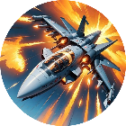 战斗机射击跑酷小游戏