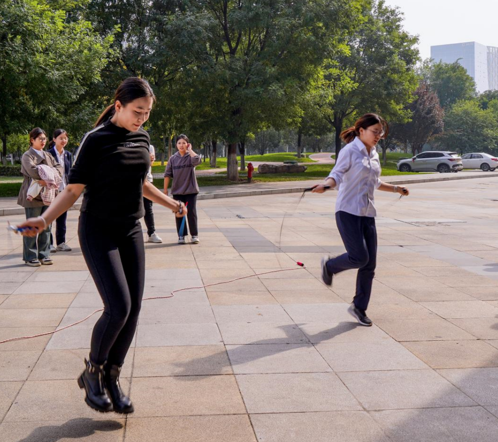 绳采奕奕跳动青春丨栢奕集团2023跳绳比赛活动精彩速递