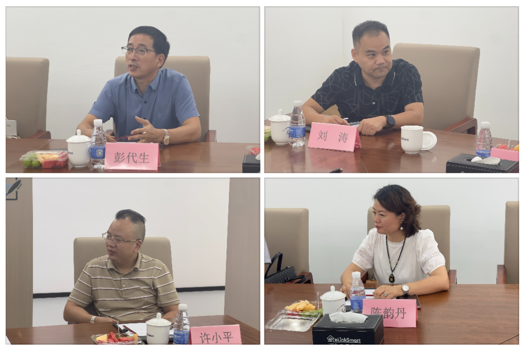 其中彭代生，劉濤，許小平，陳韻丹在氣氛熱烈的交流環(huán)節(jié)，大家踴躍發(fā)言，介紹了各自企業(yè)的發(fā)展經(jīng)營、業(yè)務(wù)布局及市場需求，并就電子信息行業(yè)的熱點話題展開了深入討論，闡述了對于電子信息行業(yè)的觀點，在對話中交換看法，提供具有價值考察的分析，為把握行業(yè)發(fā)展趨勢提供了參考