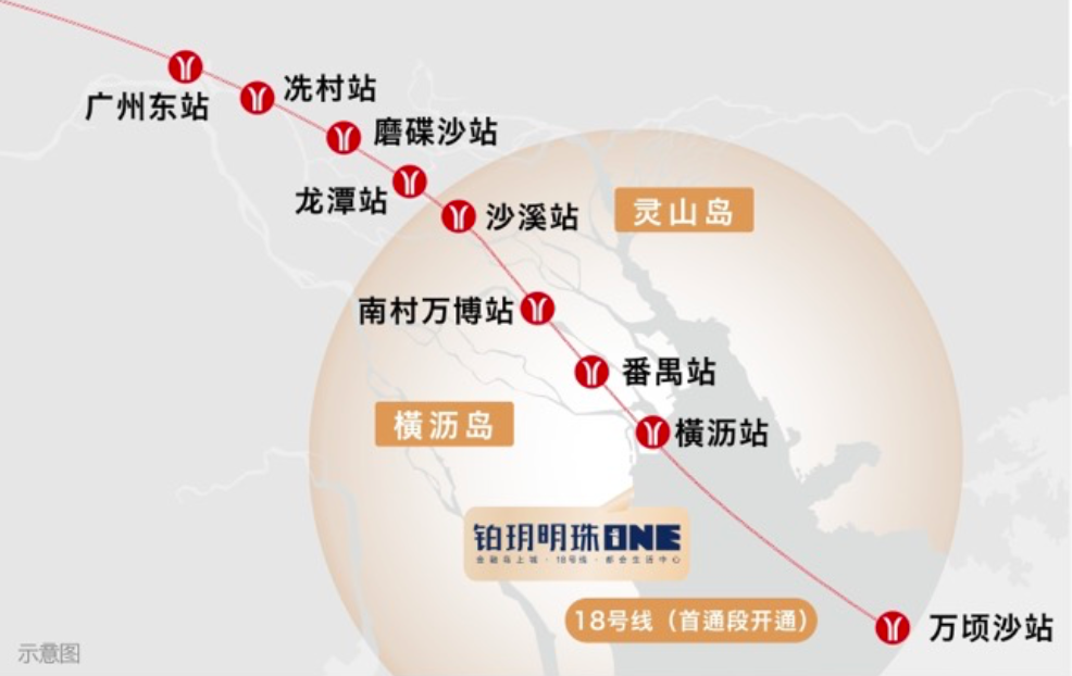 南沙铂玥明珠ONE新推50-70㎡小户型，总价75万起！