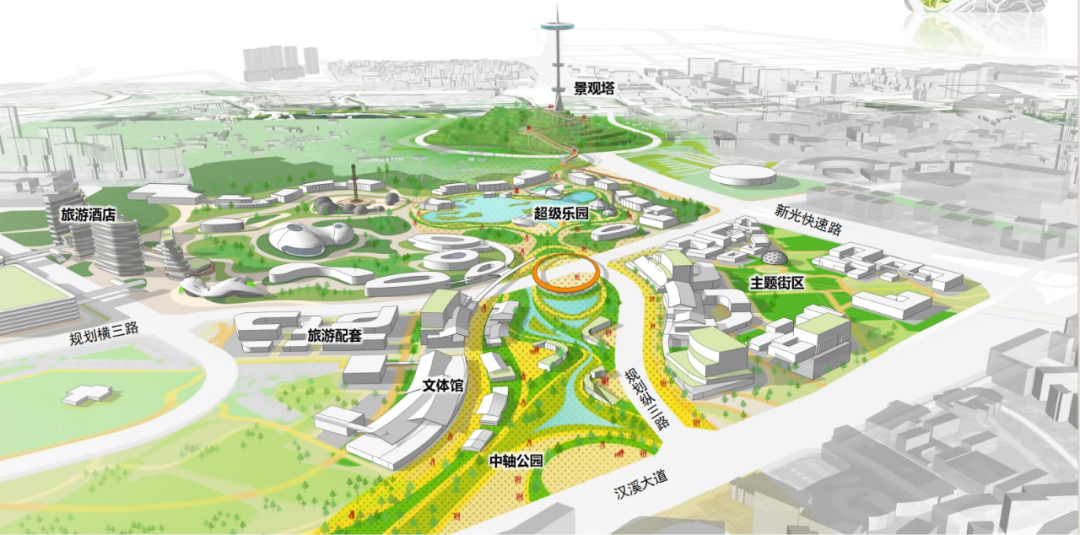 城市设计意向图