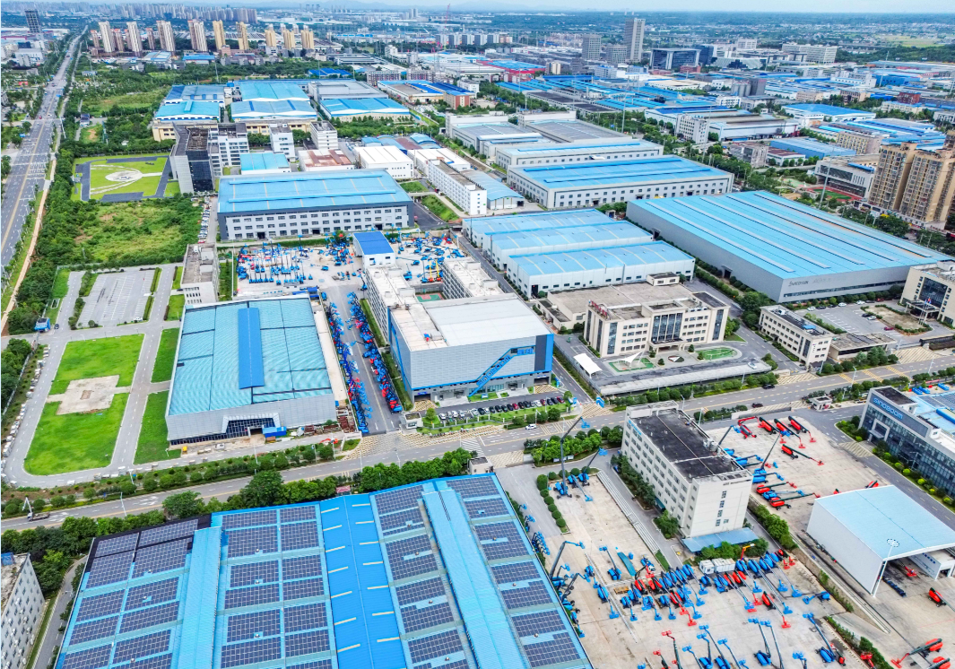 星邦智能及其所在的宁乡高新技术产业园区。