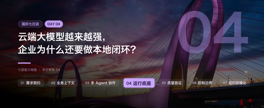 国庆七日谈 | 云端大模型越来越强，企业为什么还要做本地闭环(图1)