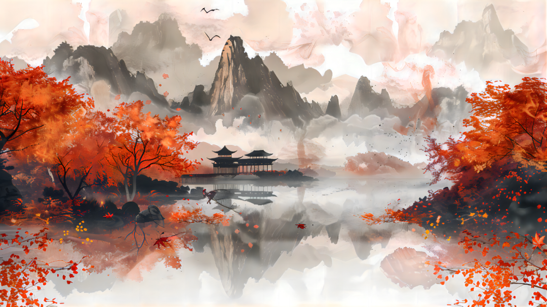 水墨系暗黑系光影魅力电脑壁纸