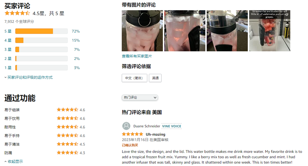 亚马逊每日一店108丨水果浸泡瓶日均400单，教你打造小众爆款