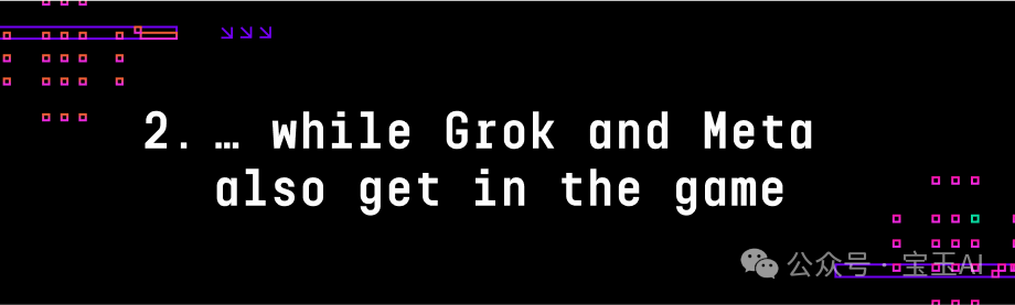 2. Grok 与 Meta 加入战局