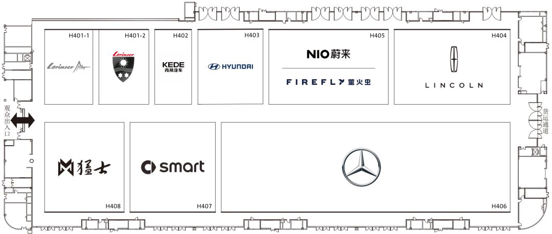 2025成都国际车展展位图，8月29日-9月7日举办