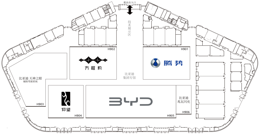 2025成都国际车展展位图，8月29日-9月7日举办