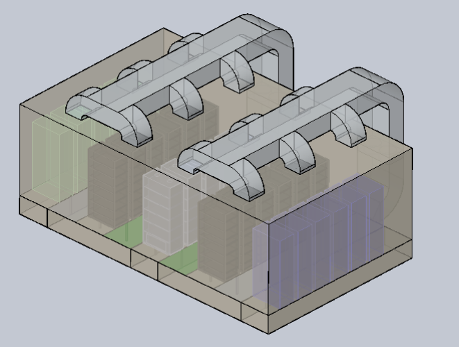 技术热点 | 针对数据中心机房散热问题SOLIDWORKS Flow Simulation仿真的图2