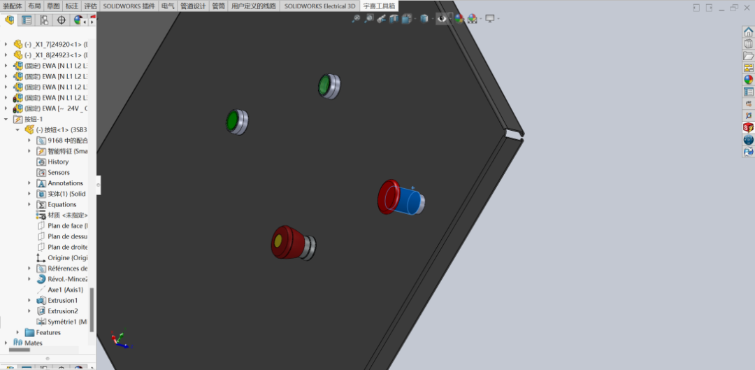 SOLIDWORKS Electrical设备智能开孔的图14