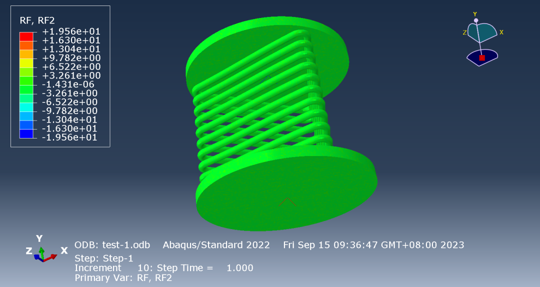 技术热点 | Abaqus在弹簧设计中的仿真应用的图10