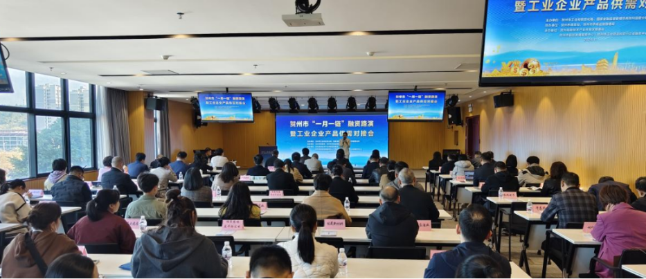 绿树公司受邀参加贺州市“一月一链”融资路演暨工业企业产品供需对接会