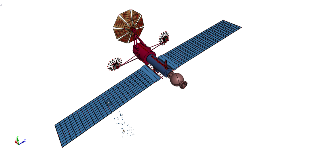 LS-DYNA | 破片高速撞击卫星的图1