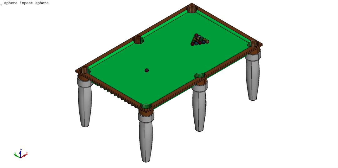 LS-DYNA | 打台球的图2