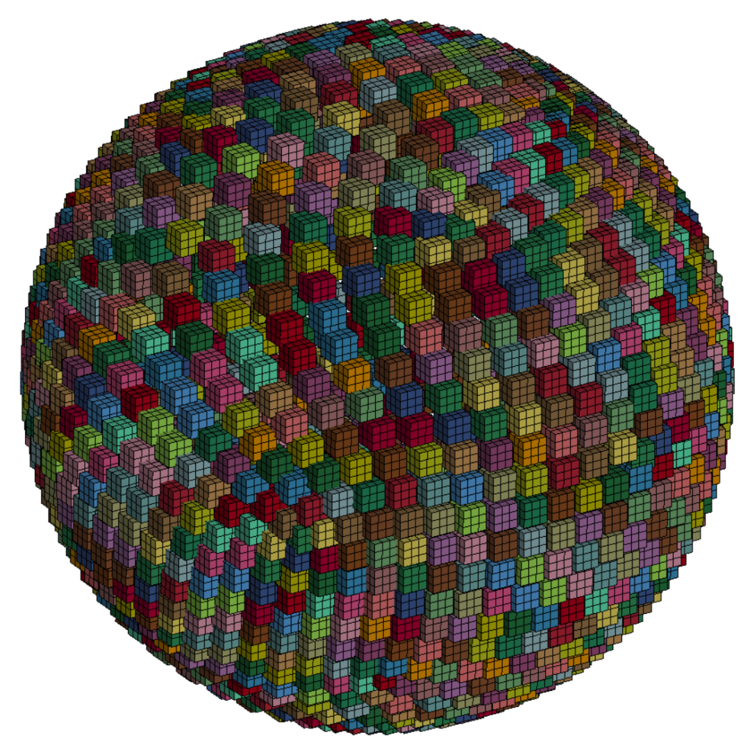 Python | 预制破片战斗部的破片快速排布建模的图1