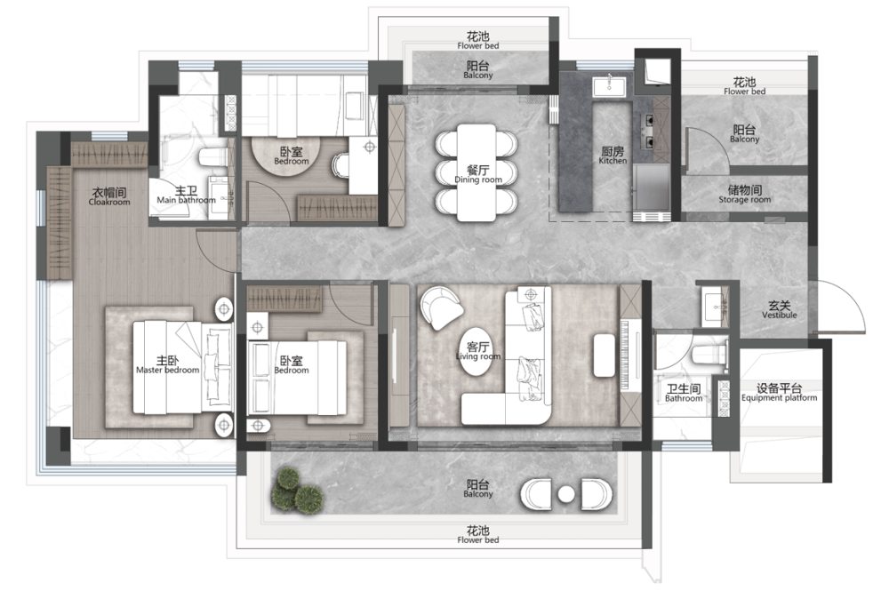 海珠新盘【广州地铁珑璟台】12月初入市135㎡~141㎡