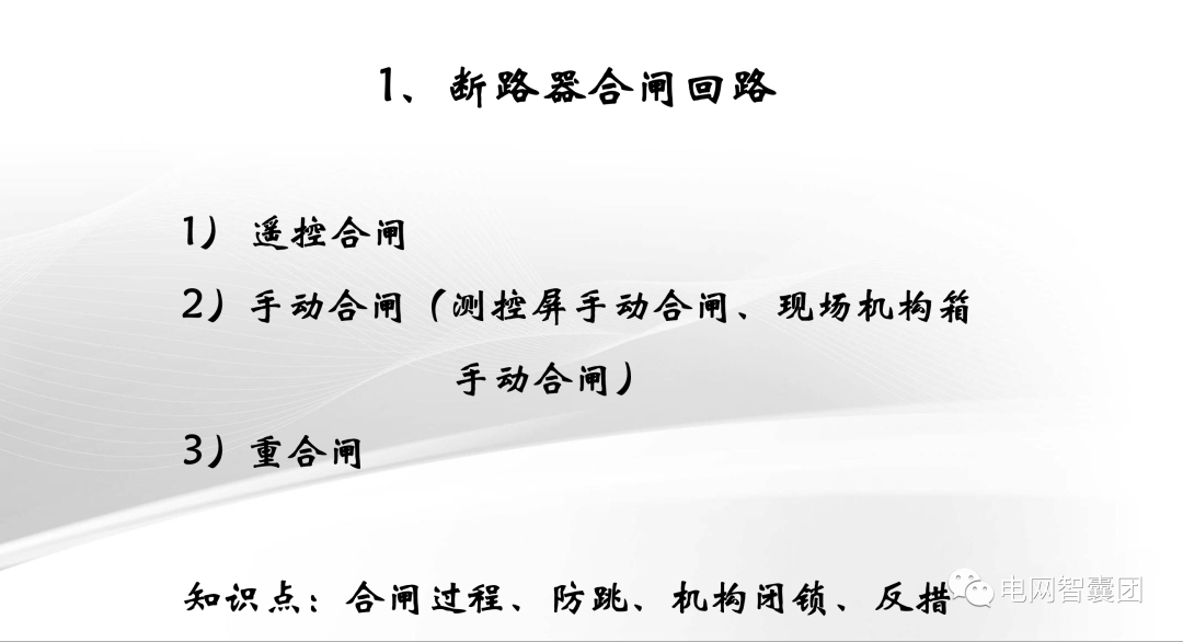 【精讲】断路器分合闸回路图文并茂生动讲解的图1