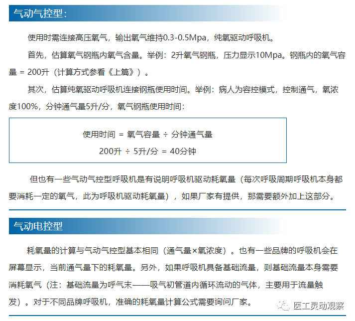 氧气呼吸机怎么用呼吸机之危重病人转运时氧气瓶能用多久？_https://www.jmylbn.com_新闻资讯_第22张