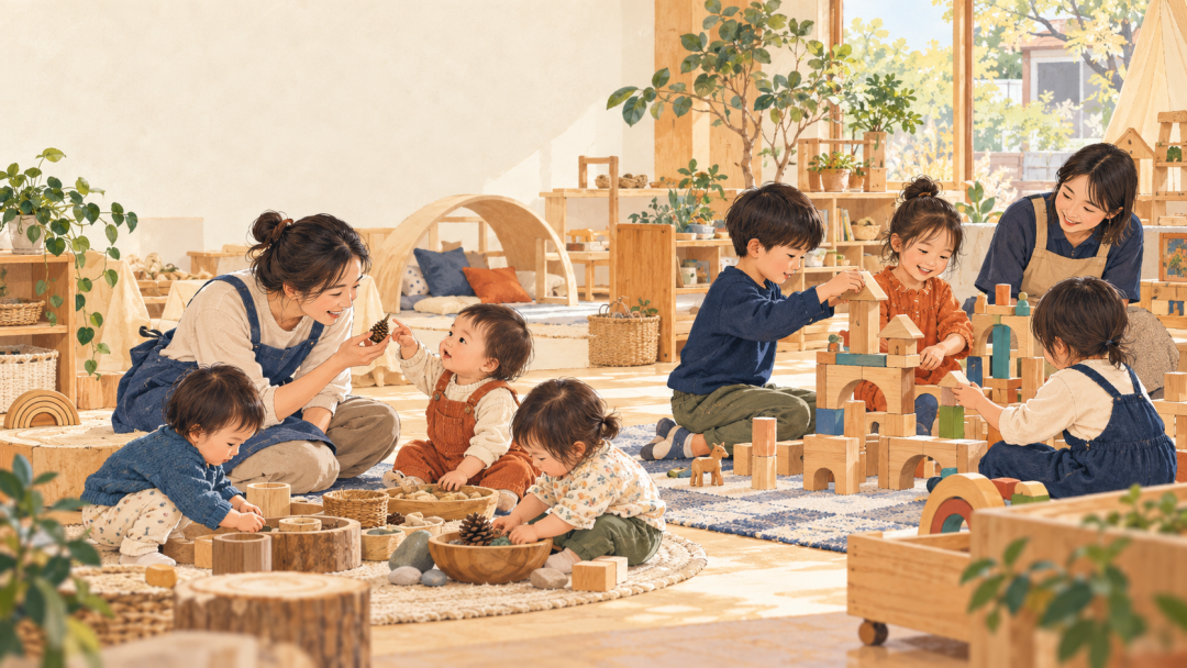 托班与幼儿园都以儿童为本，同时依据不同年龄提供不同支持