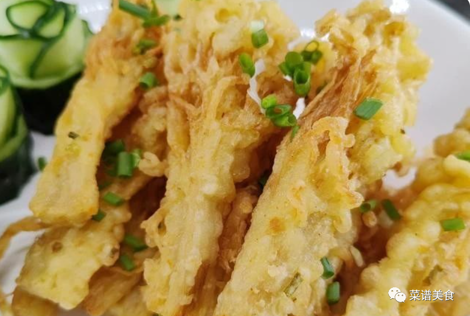 香酥金针菇的做法，终于知道金针菇怎么做好吃了