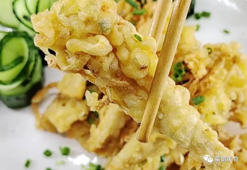 香酥金针菇的做法，终于知道金针菇怎么做好吃了