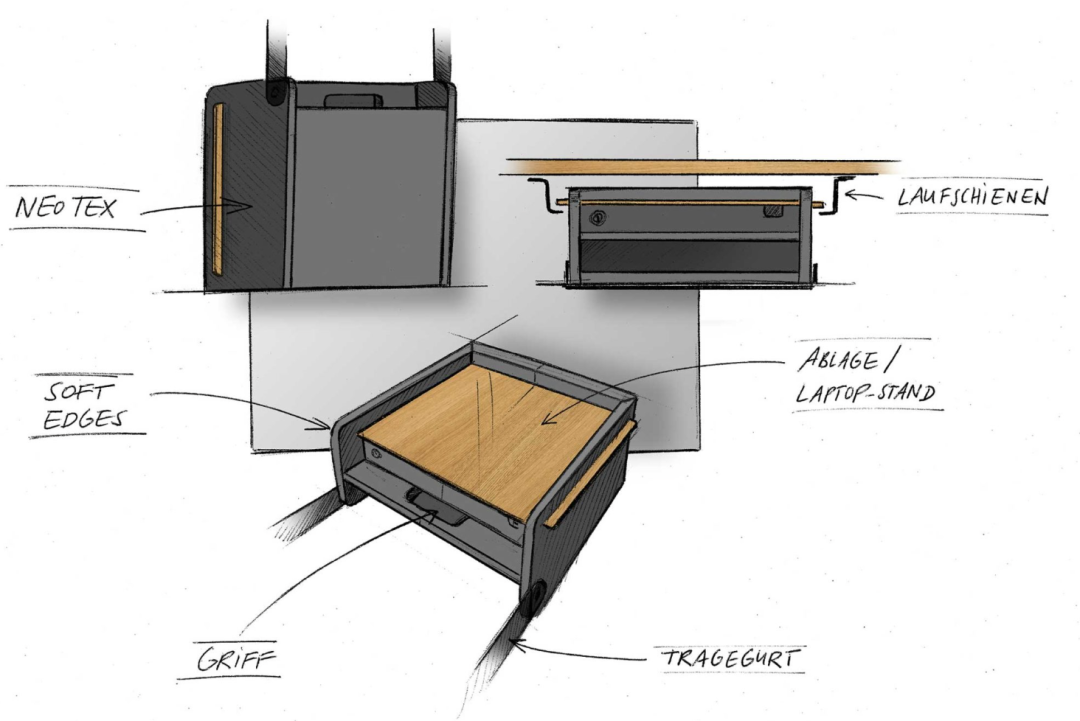 德国人做的电脑包，竟然能秒变成抽屉！的图5