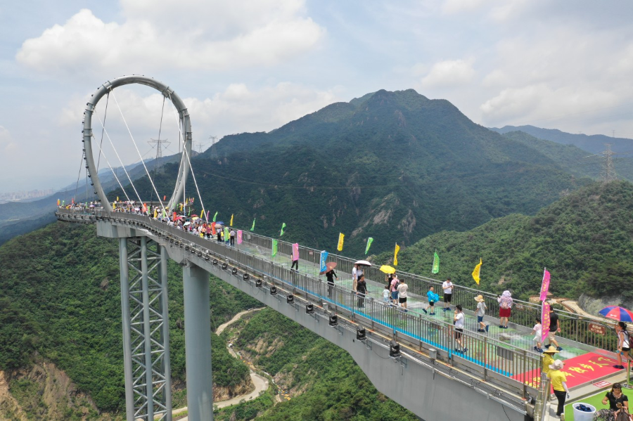 广州清远漂流之王黄腾峡61天门玻璃悬廊61真人cs纯玩一天游直通车