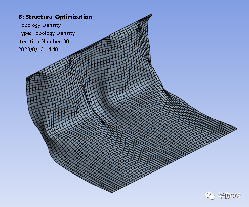 ANSYS结构优化模块的形貌优化功能实例的图12